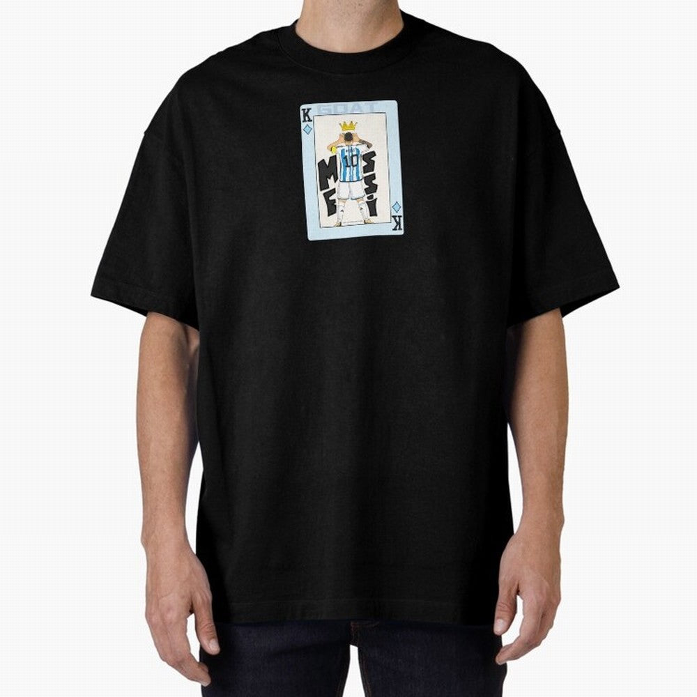 Deck of cards Messi Premium T-Shirt Bring Champion Energy into the FIFA World Cup 2026 USA Canada Mexico Journey through Mbappe Highlights, France Pride, Football Festival Excitement, Trophy Ambitions, Country Rivalries and Star Player Buzz;