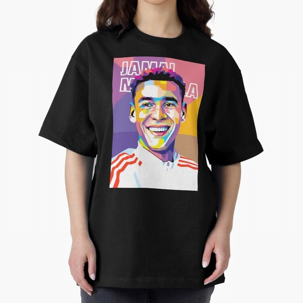 Jamal Musiala in WPAP Style Essential T-Shirt Keep the Match Day Mood of FIFA World Cup 2026 Group Stage for Fans of Neymar and France, Bringing Retro Football Energy, Iconic Rivalries, Trophy Chase Drama and Stadium Atmosphere; Made for Die Hard