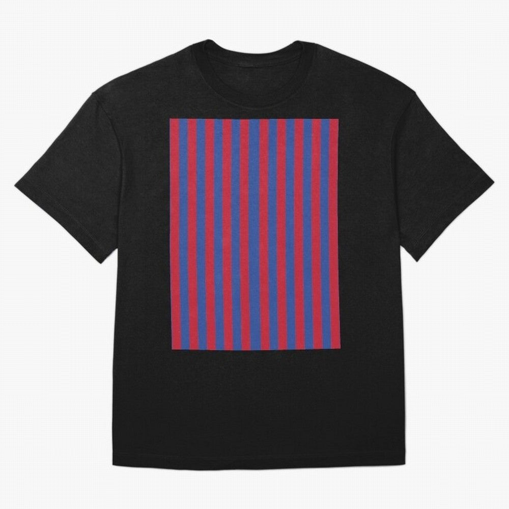Red and blue stripes sports pattern Graphic T-Shirt Celebrate Football Heritage in FIFA World Cup 2026 Spirit, Celebrating Portugal, Messi, Neymar and Mbappe, Match Day Excitement, Supporter Culture, Golden Goals and Global Football Passion;