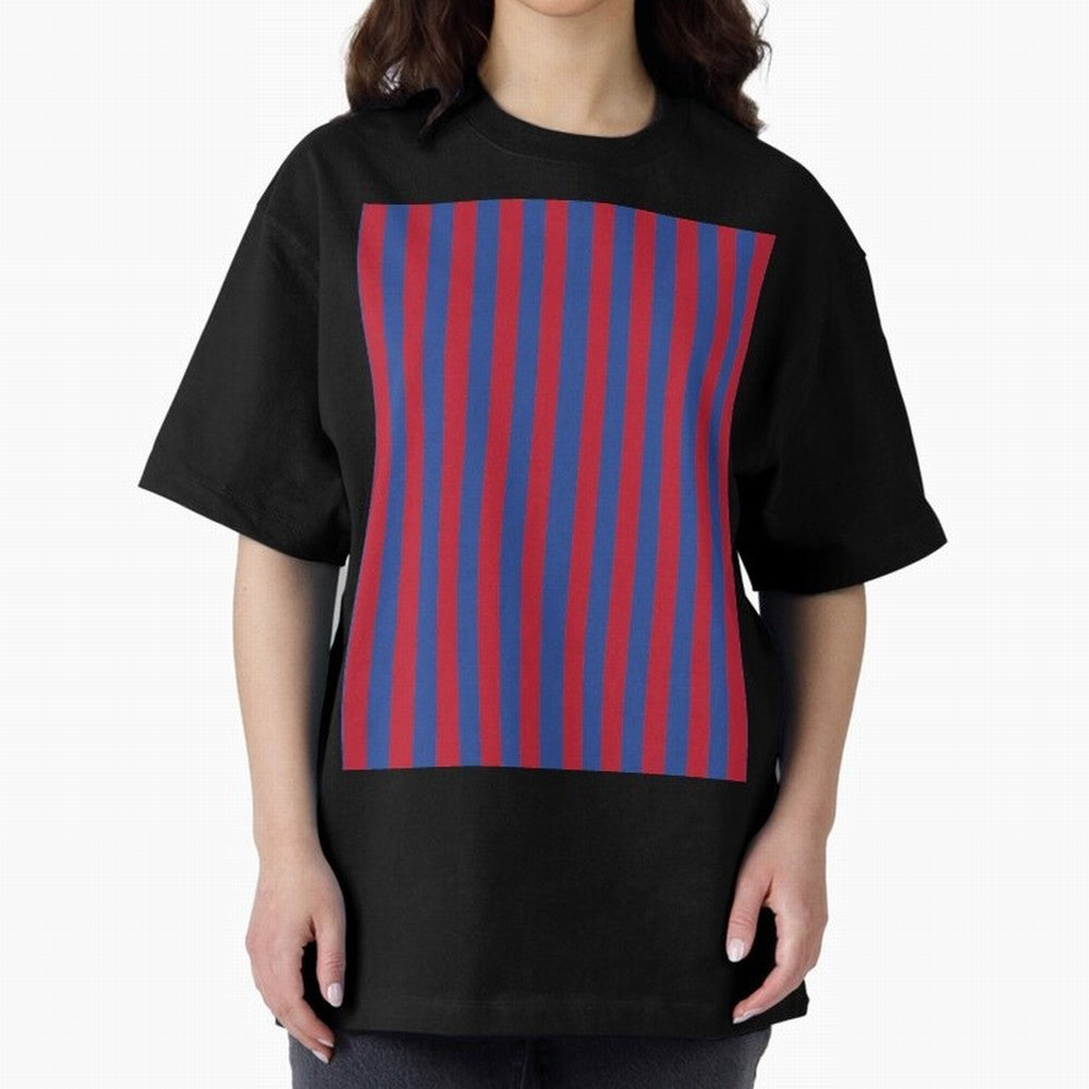 Red and blue stripes sports pattern Graphic T-Shirt Celebrate Football Heritage in FIFA World Cup 2026 Spirit, Celebrating Portugal, Messi, Neymar and Mbappe, Match Day Excitement, Supporter Culture, Golden Goals and Global Football Passion;