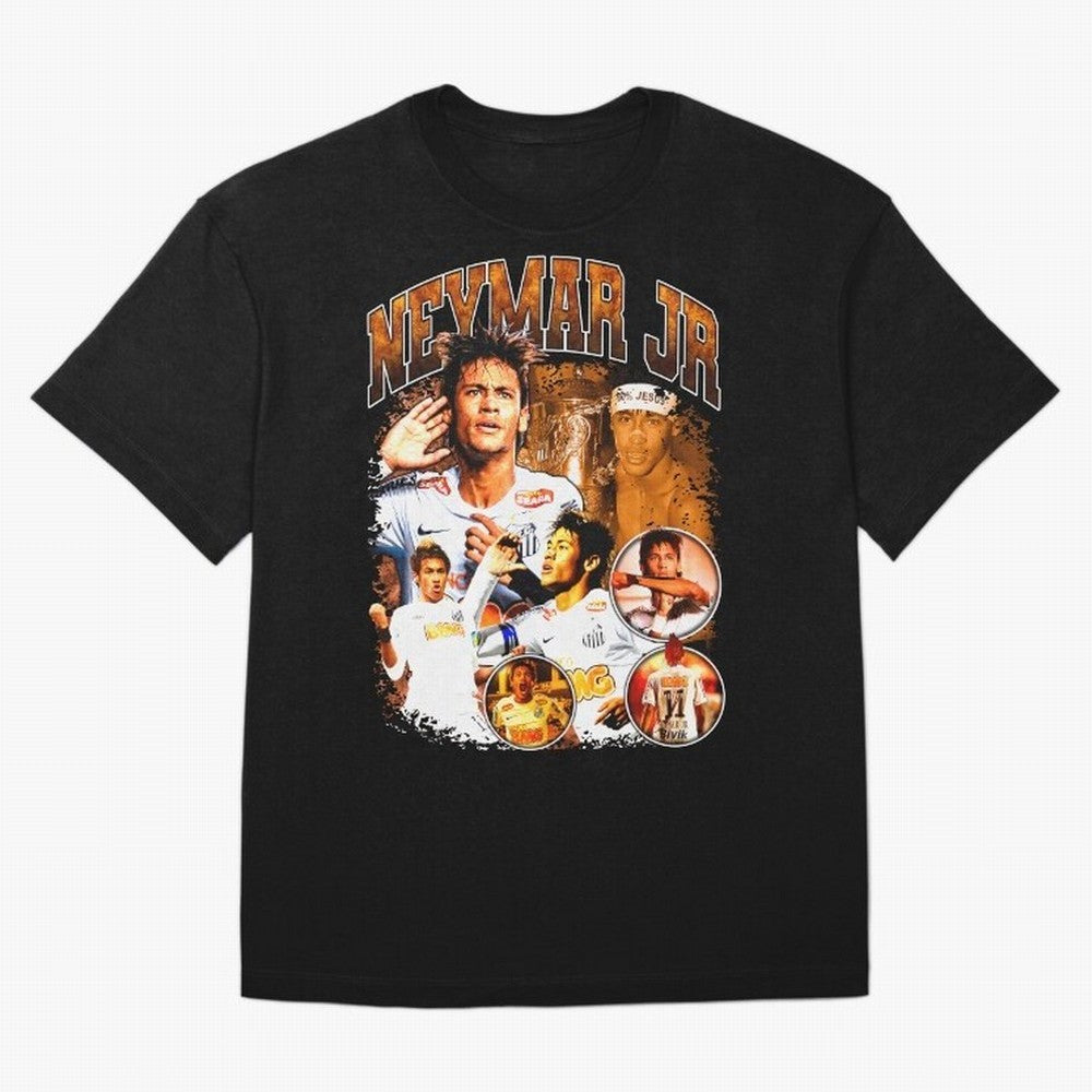 Neymar Jr Santos Vintage Retro Design Essential T-Shirt Show Fan Pride Across FIFA World Cup 2026 Spirit, Capturing England, Haaland, Vintage Soccer Flavor, Modern Football Stars, National Flags and Final Night Emotion; Ideal for Passionate Fans