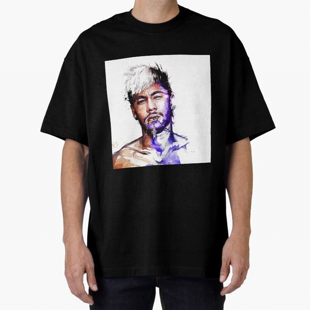 Neymar Style Oversized T-Shirt Show Passion for the Stars of FIFA World Cup 2026 USA Canada Mexico Spirit, Connected to Brazil, Neymar, Haaland and Cristiano Ronaldo, Football History, Final Match Energy, Crowd Noise and Once in a Lifetime Moments;