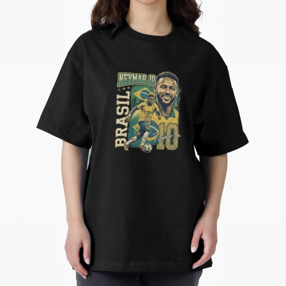 Neymar Jr Brazil Vintage Essential T-Shirt Refresh the FIFA World Cup 2026 USA Canada Mexico Journey through Neymar, Haaland and Cristiano Ronaldo Highlights, England, France and Netherlands Pride, Stadium Chants, National Pride, Trophy Dreams and