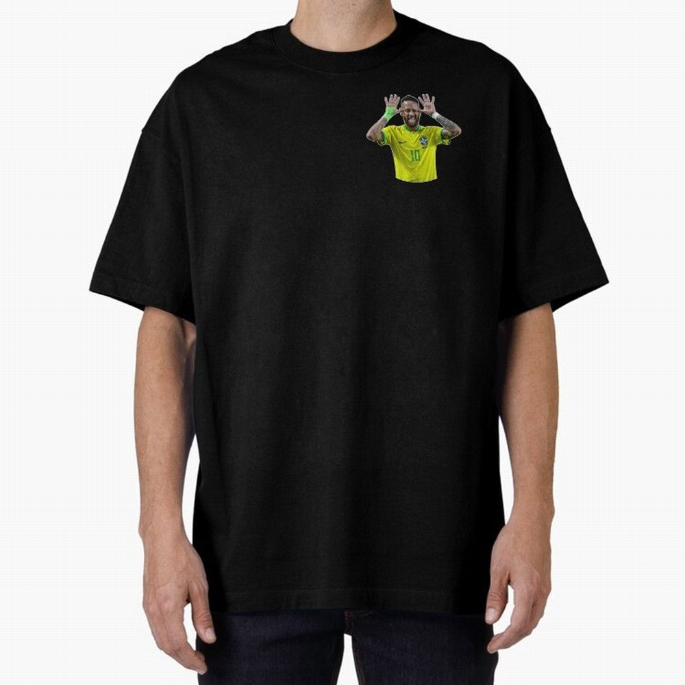 Neymar Oversized T-Shirt Carry National Pride through FIFA World Cup 2026 USA Canada Mexico Spirit, Driven by Spain, Neymar, Haaland and Cristiano Ronaldo, Stadium Memories, Football Loyalty, International Chants and Championship Tradition; Built