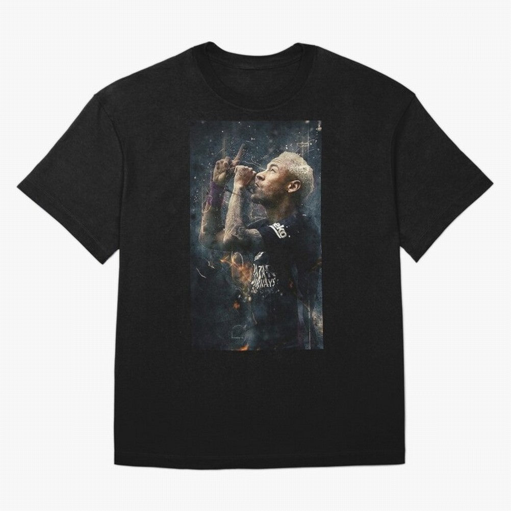 Illustration Neymar Design Classic T-Shirt Back Your Heroes with Match Day Hype around FIFA World Cup 2026 Group Stage, Haaland and Mbappe, Brazil, Portugal and Argentina, Football History, Final Match Energy, Crowd Noise and Once in a Lifetime