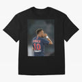 Neymar Watercolor Art Oversized T-Shirt Feel the Roar of FIFA World Cup 2026 USA Canada Mexico for Fans of Haaland and Mbappe and Argentina, Bringing Championship Spirit, Famous Goals, Roaring Crowds and International Football Unity; Ideal for