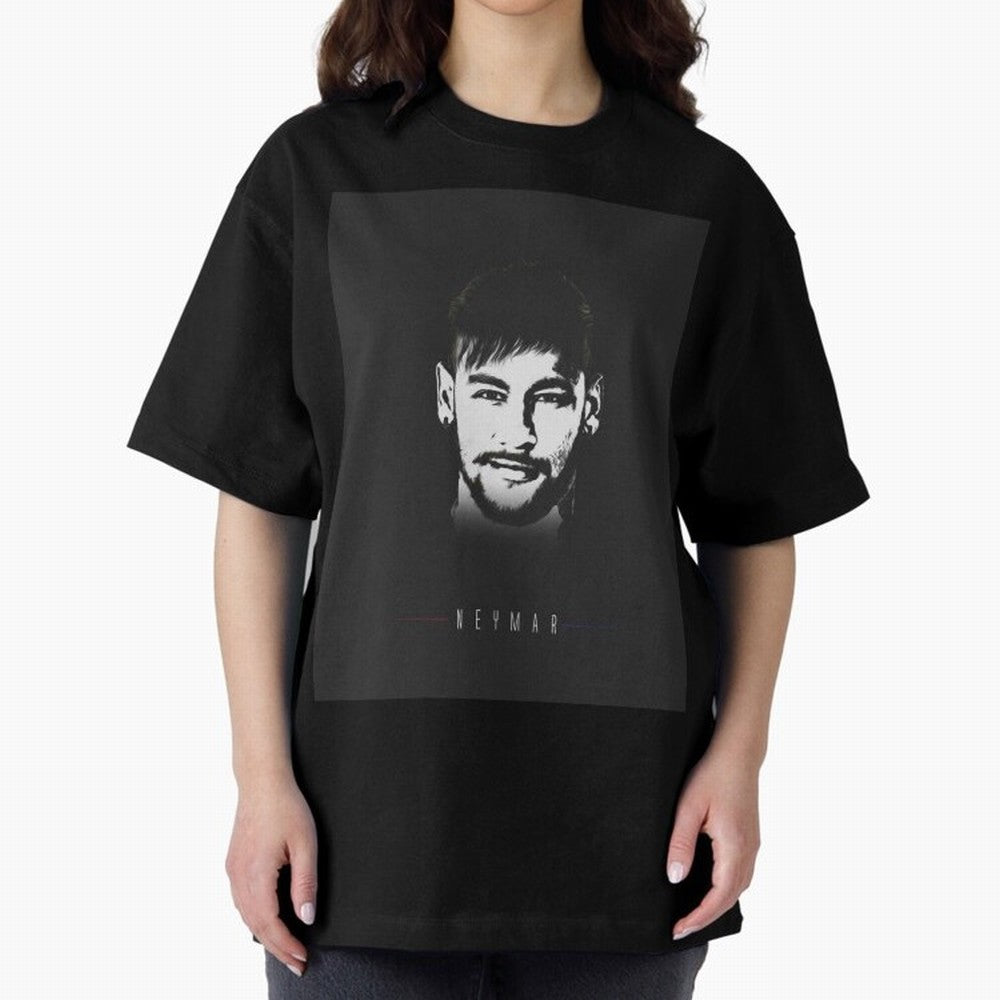 Designs by Neymar Illustration Classic T-Shirt Build Global Football Passion for FIFA World Cup 2026 USA Canada Mexico, with Haaland and Mbappe, Argentina and Brazil, Game Day Rituals, Football Legends, Country Pride and the Road to the Final;