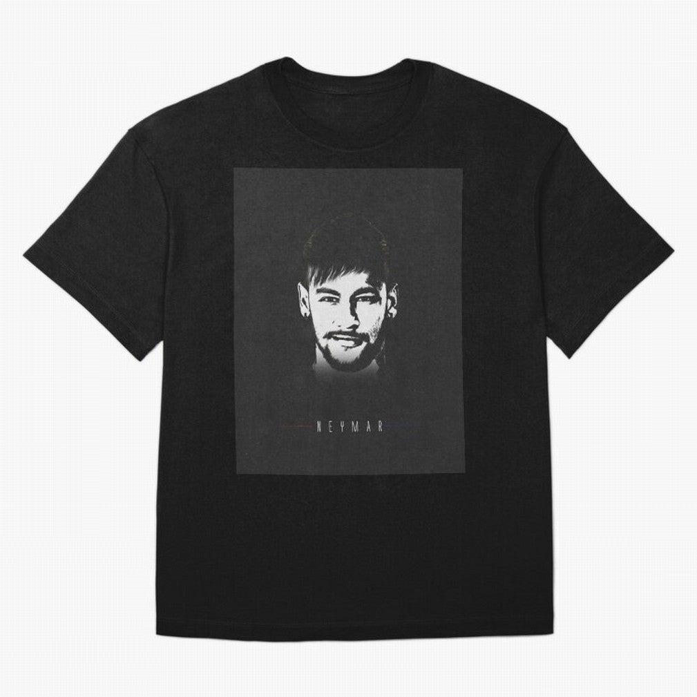 Designs by Neymar Illustration Classic T-Shirt Build Global Football Passion for FIFA World Cup 2026 USA Canada Mexico, with Haaland and Mbappe, Argentina and Brazil, Game Day Rituals, Football Legends, Country Pride and the Road to the Final;