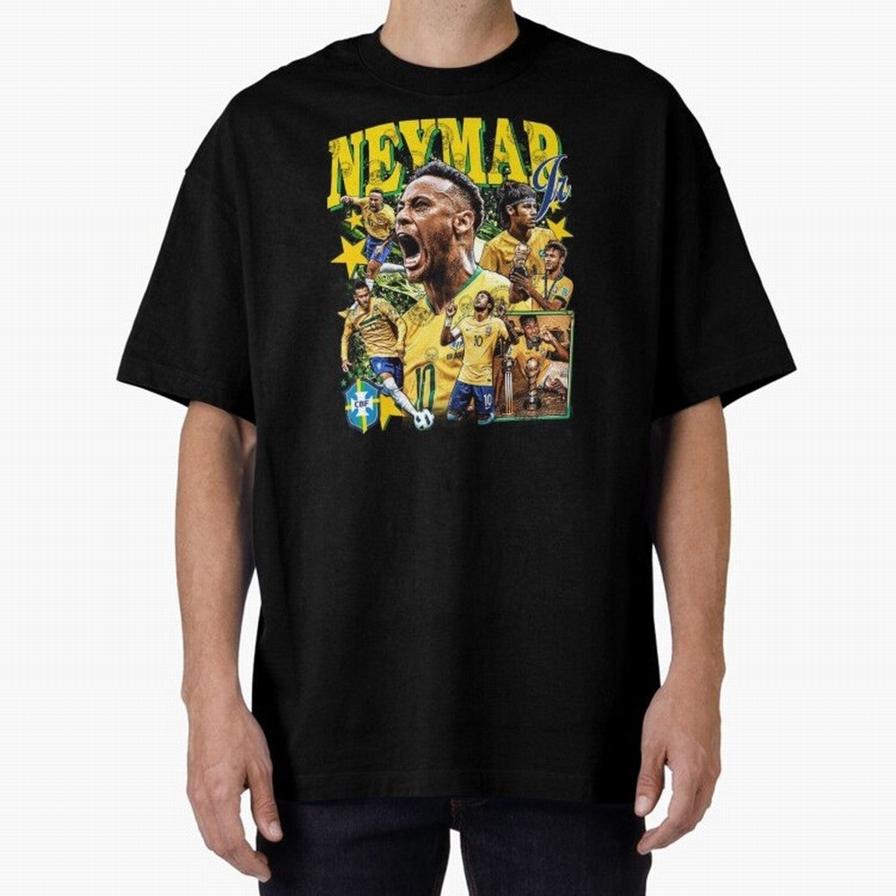 Neymar JR Classic T-Shirt Feel the Heartbeat of Match Day Hype around FIFA World Cup 2026 USA Canada Mexico, Messi, CR7 and Mbappe, France, Vintage Soccer Flavor, Modern Football Stars, National Flags and Final Night Emotion; Built for Supporters