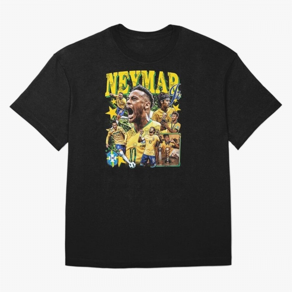Neymar JR Classic T-Shirt Feel the Heartbeat of Match Day Hype around FIFA World Cup 2026 USA Canada Mexico, Messi, CR7 and Mbappe, France, Vintage Soccer Flavor, Modern Football Stars, National Flags and Final Night Emotion; Built for Supporters