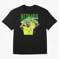 Neymar Jr. Oversized T-Shirt Cheer for Match Day Hype around FIFA World Cup 2026, Mbappe and Neymar, Brazil, Soccer Culture, Superstar Moments, National Team Dreams and Competitive Fire; Perfect for People Who Love Argentina, Brazil, France,