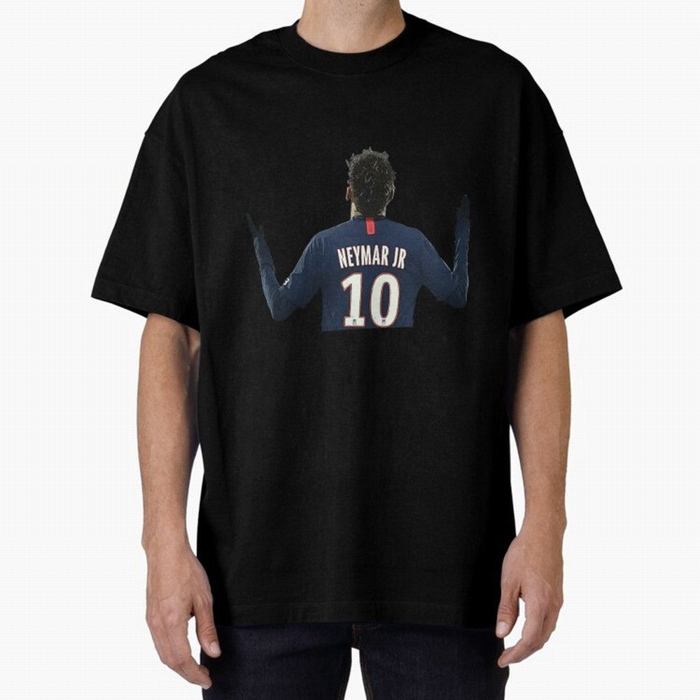 Neymar Jr Paris - 10 Oversized T-Shirt Honor Champions and Dreams in FIFA World Cup 2026 Group Stage Inspired by Messi, CR7 and Mbappe, Brazil, Portugal and Argentina Energy, Game Day Rituals, Football Legends, Country Pride and the Road to the