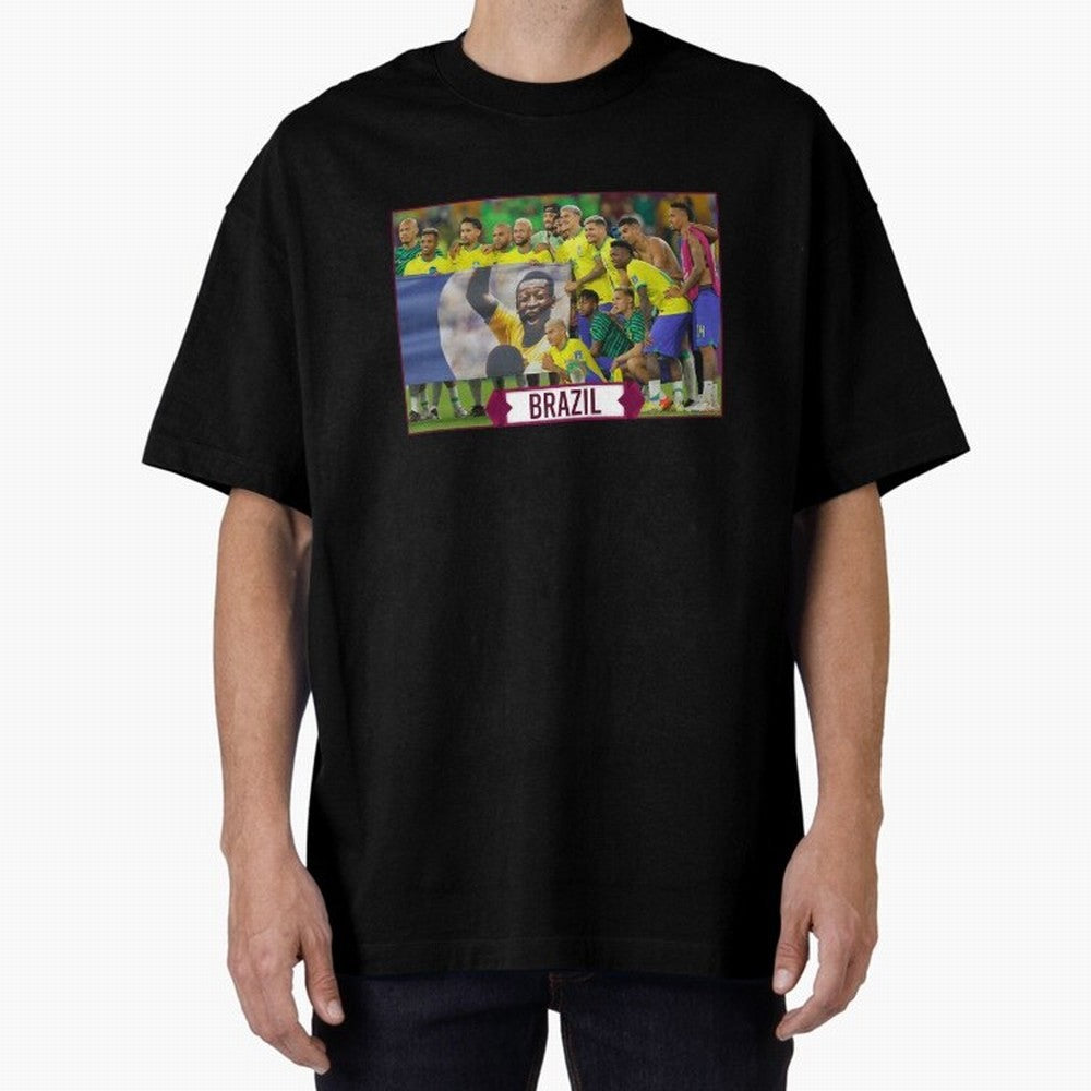 Brazil World Cup Classic T-Shirt Honor Football Greatness during Global Football Passion for FIFA World Cup 2026, Highlighting CR7, Germany, Football History, Final Match Energy, Crowd Noise and Once in a Lifetime Moments; Made for Die Hard