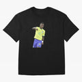 Vinicius Junior Classic T-Shirt Honor Football Greatness during Global Football Passion for FIFA World Cup 2026, Inspired by Messi, Neymar and Mbappe, Argentina and Brazil, Championship Spirit, Famous Goals, Roaring Crowds and International