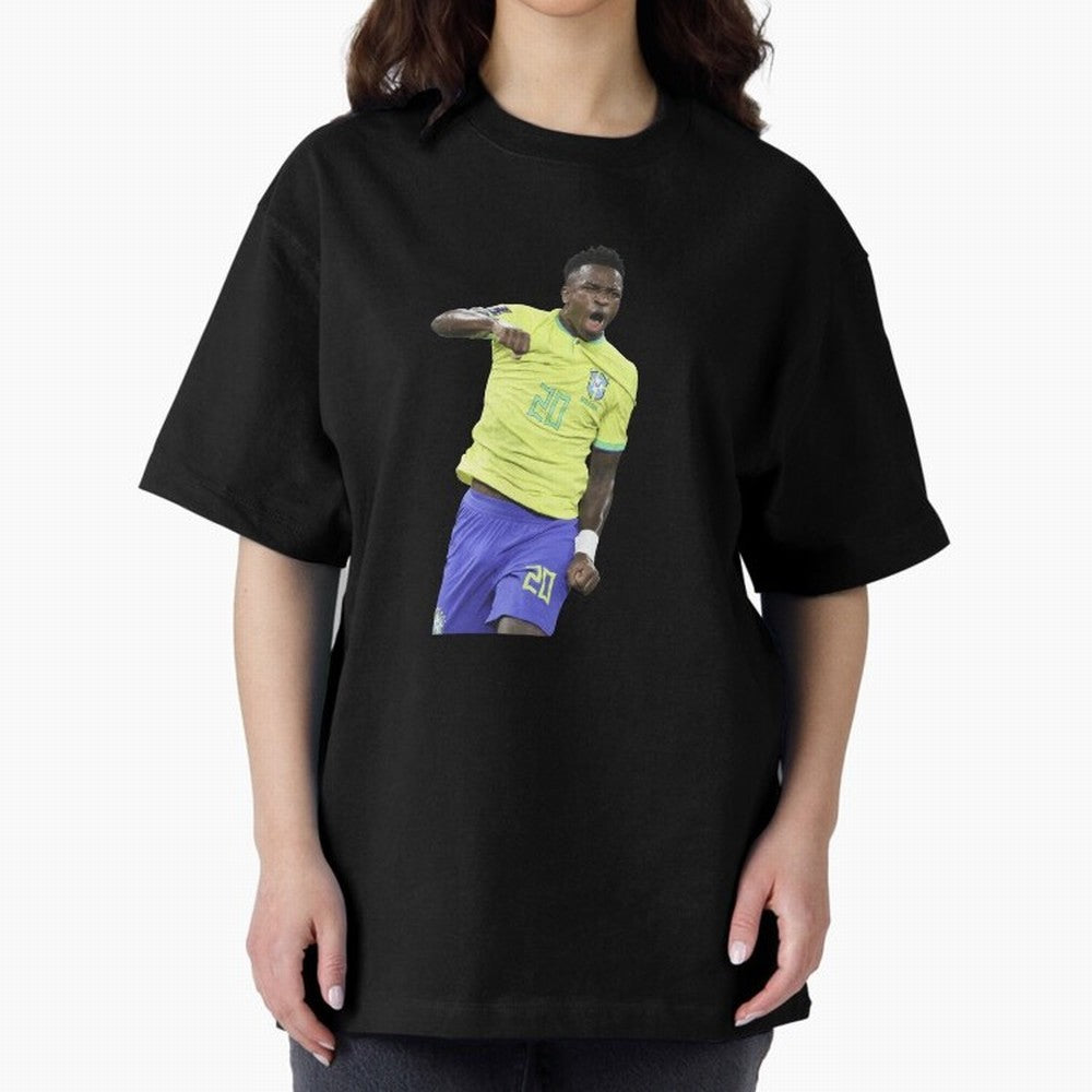Vinicius Junior Classic T-Shirt Honor Football Greatness during Global Football Passion for FIFA World Cup 2026, Inspired by Messi, Neymar and Mbappe, Argentina and Brazil, Championship Spirit, Famous Goals, Roaring Crowds and International