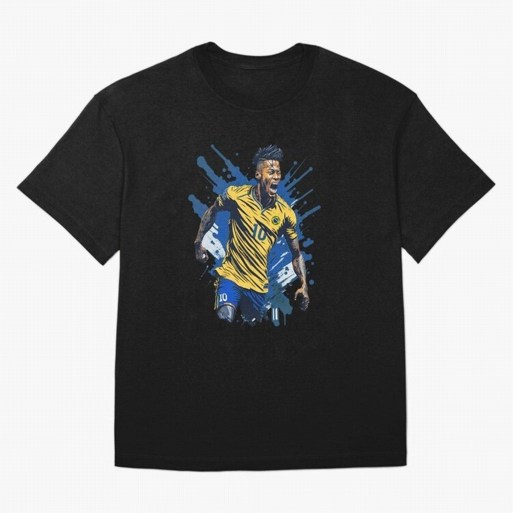Neymar Jr. splash art Active T-Shirt Make Memories around Global Football Passion for FIFA World Cup 2026, Made for CR7, Netherlands, Game Day Rituals, Football Legends, Country Pride and the Road to the Final; Created for Match Day Parties, Soccer