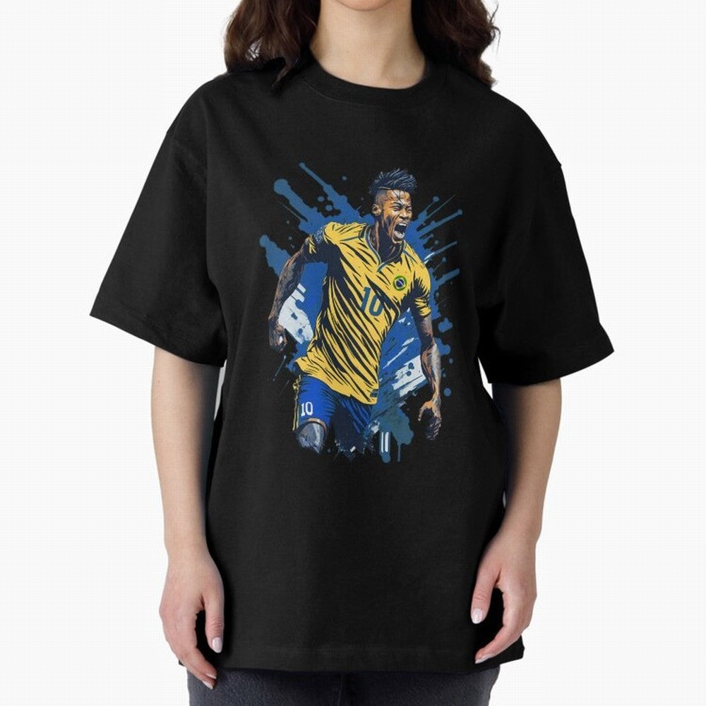 Neymar Jr. splash art Active T-Shirt Make Memories around Global Football Passion for FIFA World Cup 2026, Made for CR7, Netherlands, Game Day Rituals, Football Legends, Country Pride and the Road to the Final; Created for Match Day Parties, Soccer