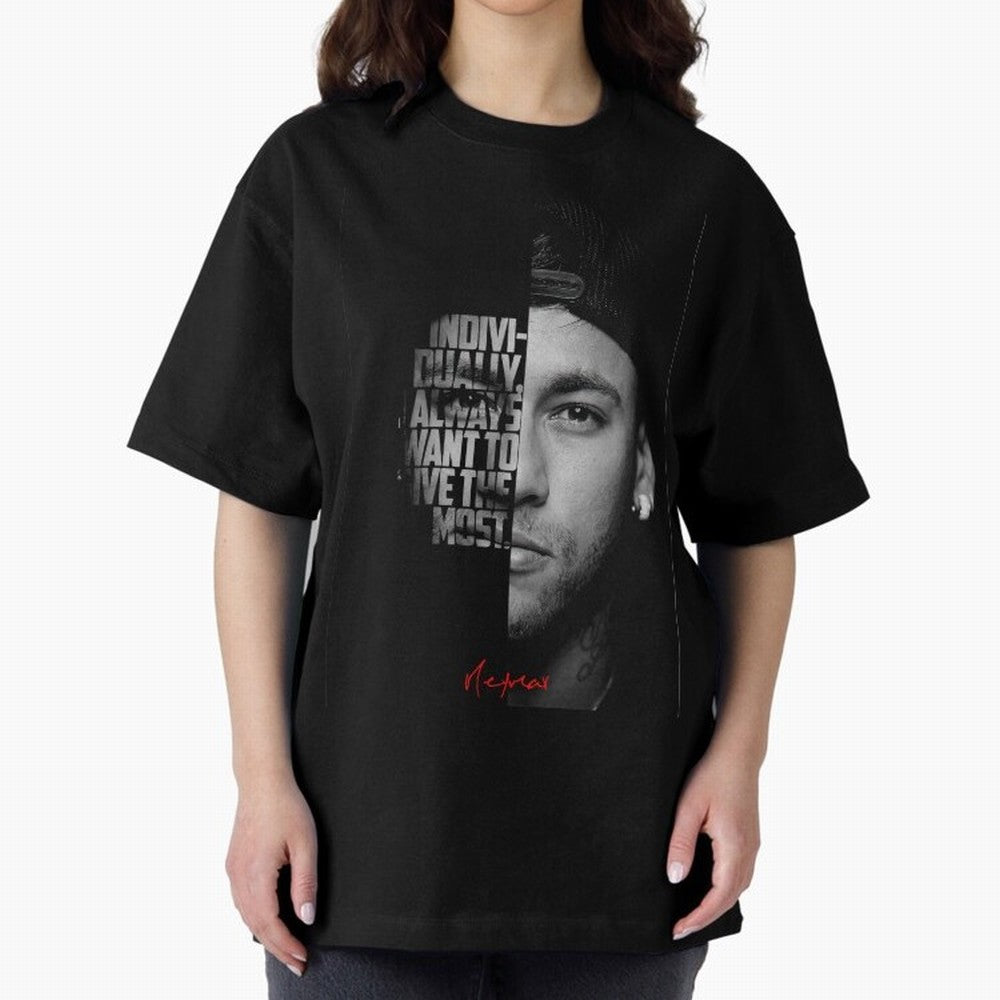 Black and white Neymar Jr quote. Classic T-Shirt Show Match Day Excitement for FIFA World Cup 2026 Group Stage Spirit, Centered on Brazil, CR7, Fan Favorite Moments, National Team Passion, Big Match Drama and Soccer History; Great for Supporters