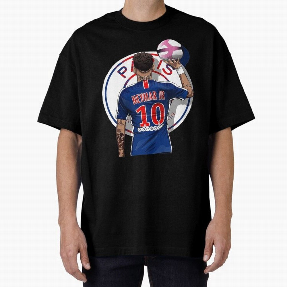 Art Neymar Illustration Classic T-Shirt Honor the Football Icons of FIFA World Cup 2026 Group Stage Centered on Neymar, Haaland and Cristiano Ronaldo, Portugal Energy, Champion Mindset, Group Stage Buzz, Knockout Tension and Passionate Fan Culture;