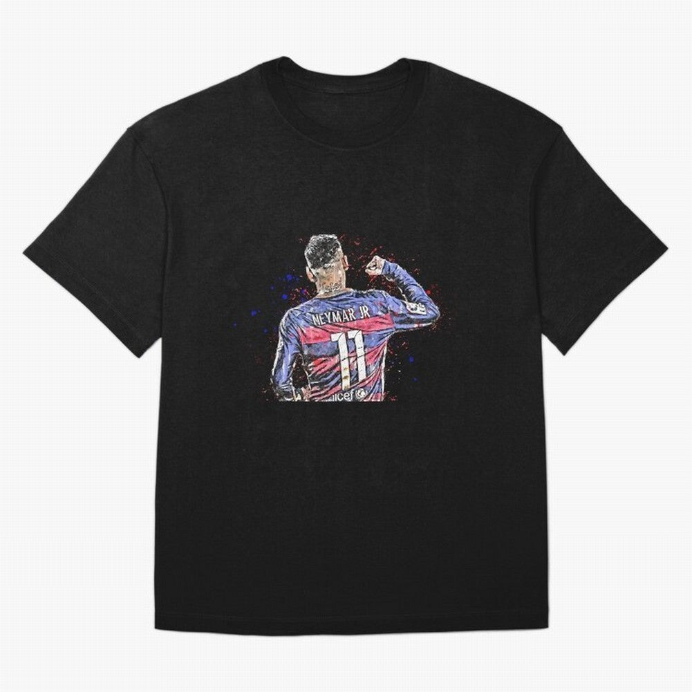 Neymar Classic T-Shirt Show Your Love for FIFA World Cup 2026 USA Canada Mexico for Fans of Messi and Cristiano Ronaldo and Germany, Bringing Sports Nostalgia, International Competition, Famous Players and Unforgettable Victories; Perfect for