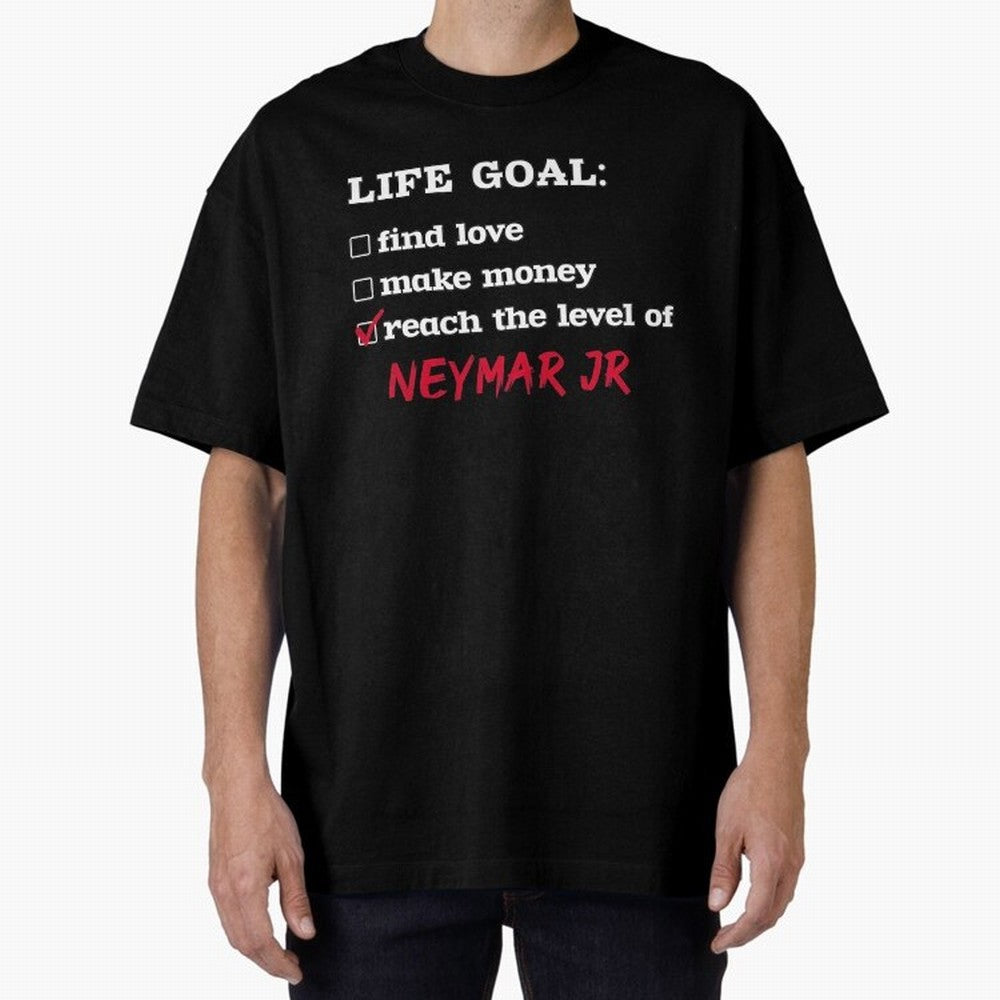 Life goal Neymar Jr Classic T-Shirt Make Every Match About Global Football Passion for FIFA World Cup 2026 Group Stage, Highlighting Mbappe and Neymar, Argentina and Brazil, Goal Celebration Energy, Supporter Heritage, Football Icons and Worldwide