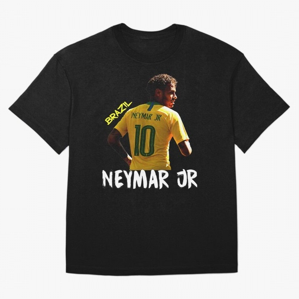 Brazil Neymar Selecao Oversized T-Shirt Wear the Spirit of Match Day Hype around FIFA World Cup 2026 USA Canada Mexico, Haaland, Portugal, Spain and Germany, Vintage Soccer Flavor, Modern Football Stars, National Flags and Final Night Emotion; Made