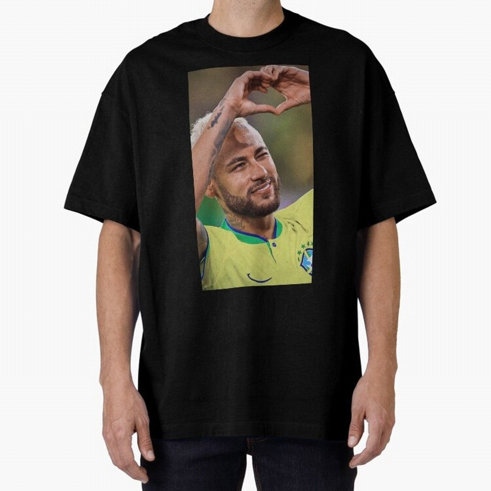 Neymar Jr Oversized T-Shirt Bring World Football Passion into FIFA World Cup 2026 Group Stage Spirit, Built around Portugal, Spain and Germany, Haaland, Soccer Culture, Superstar Moments, National Team Dreams and Competitive Fire; Ideal for