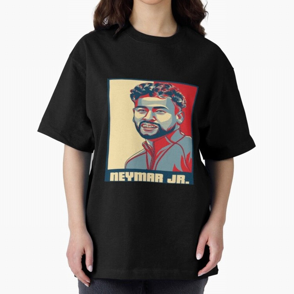 neymar jr al nassr Oversized T-Shirt Embrace Global Football Passion for FIFA World Cup 2026, Centered on Messi, Argentina and Brazil, Football History, Final Match Energy, Crowd Noise and Once in a Lifetime Moments; Made for Die Hard Supporters,