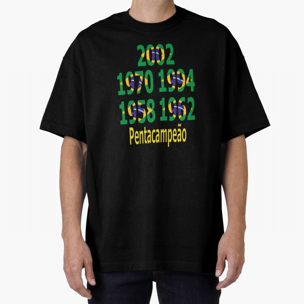 Brazil Five Stars - Champion Heritage Essential T-Shirt Join FIFA World Cup 2026 Built around CR7, Argentina and Brazil Energy, Champion Mindset, Group Stage Buzz, Knockout Tension and Passionate Fan Culture; Great for Supporters Who Love Legendary
