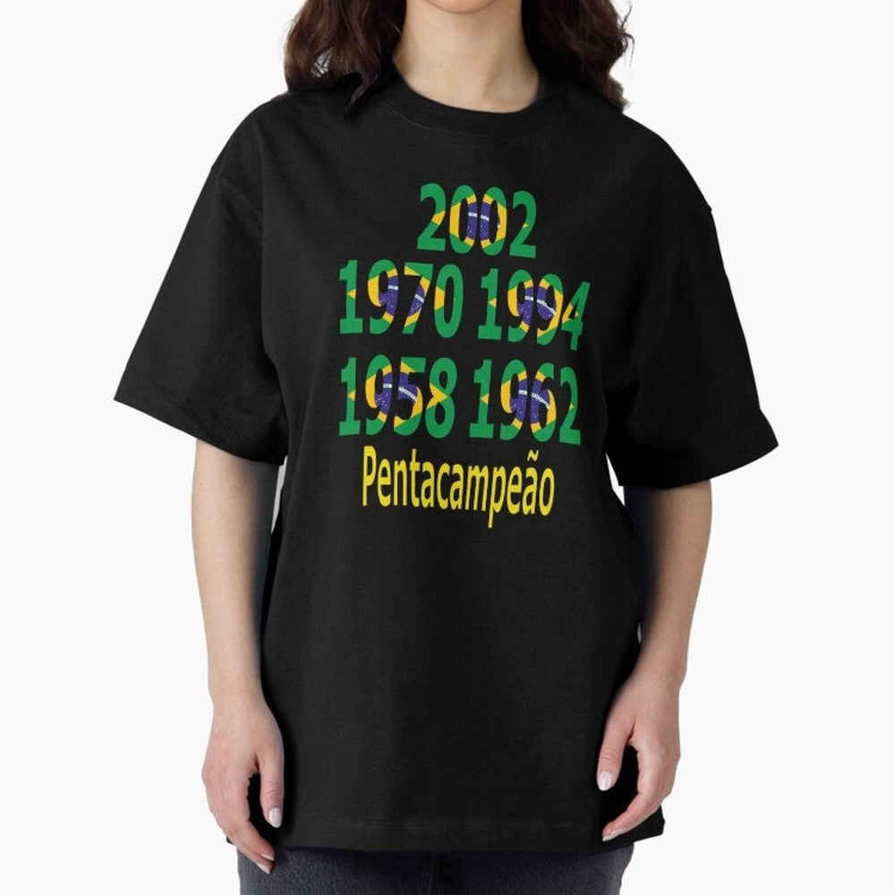 Brazil Five Stars - Champion Heritage Essential T-Shirt Join FIFA World Cup 2026 Built around CR7, Argentina and Brazil Energy, Champion Mindset, Group Stage Buzz, Knockout Tension and Passionate Fan Culture; Great for Supporters Who Love Legendary