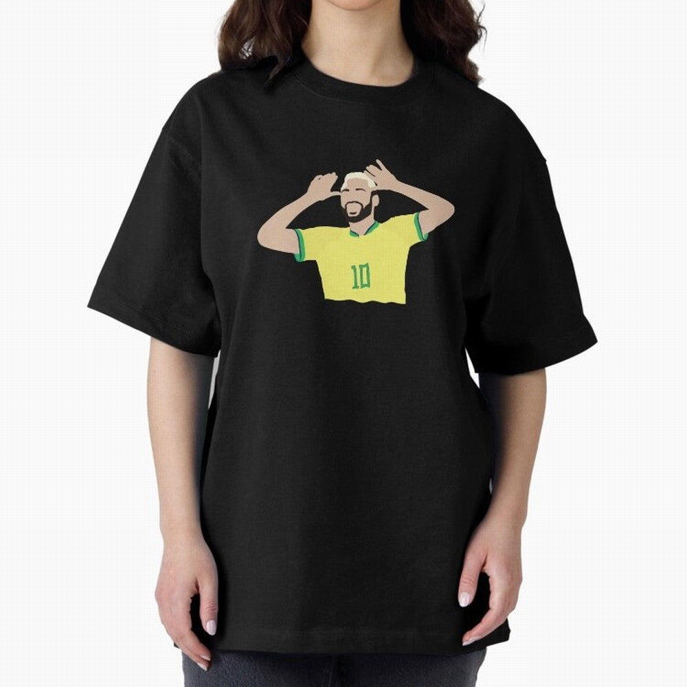 neymar cute vector Oversized T-Shirt Celebrate Soccer Greatness during FIFA World Cup 2026 Group Stage Spirit, Built around Netherlands, Haaland, Classic Soccer Heritage, Championship Pressure, Fan Loyalty and International Pride; Made for
