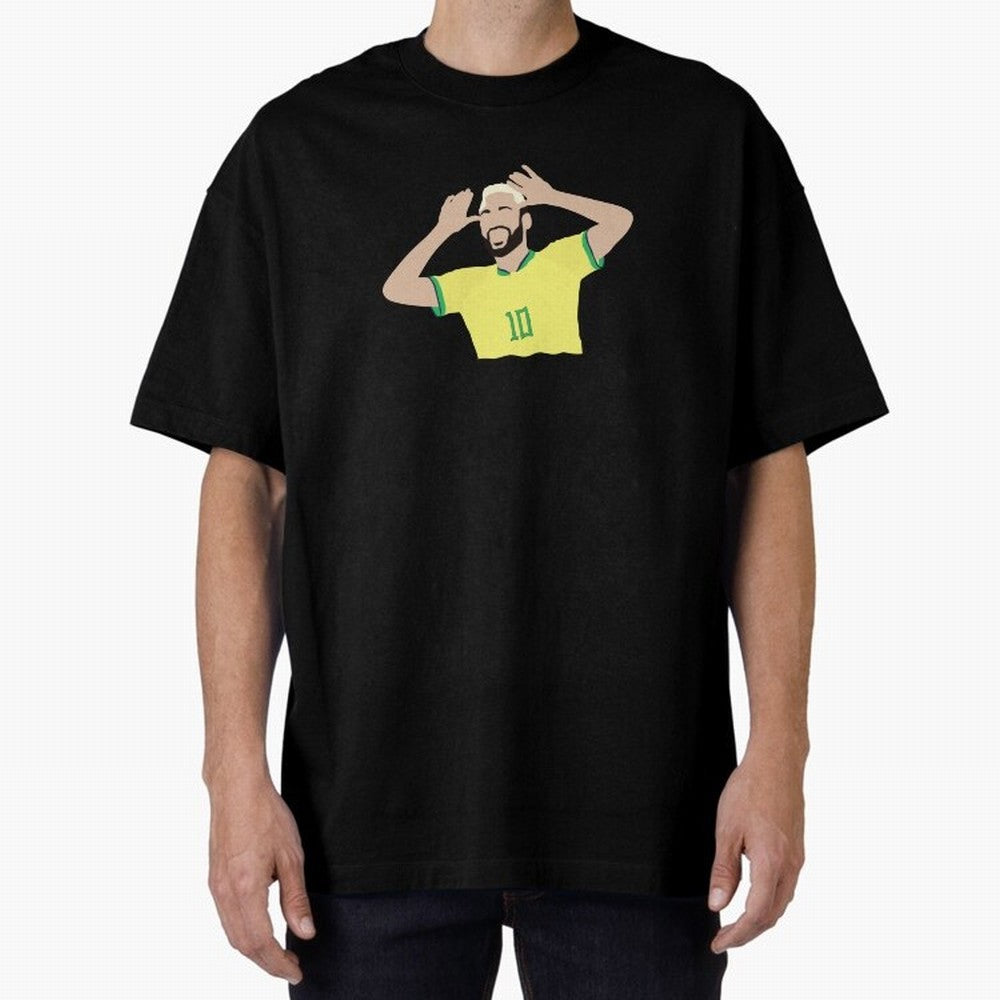neymar cute vector Oversized T-Shirt Celebrate Soccer Greatness during FIFA World Cup 2026 Group Stage Spirit, Built around Netherlands, Haaland, Classic Soccer Heritage, Championship Pressure, Fan Loyalty and International Pride; Made for