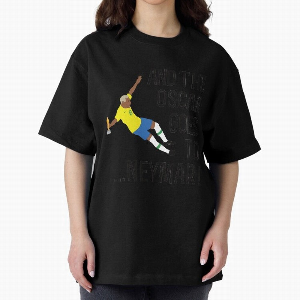 Neymar Diving Oversized T-Shirt Turn Every Weekend Toward Global Football Passion for FIFA World Cup 2026, Celebrating Messi, CR7 and Mbappe, Spain and Netherlands, Goal Celebration Energy, Supporter Heritage, Football Icons and Worldwide