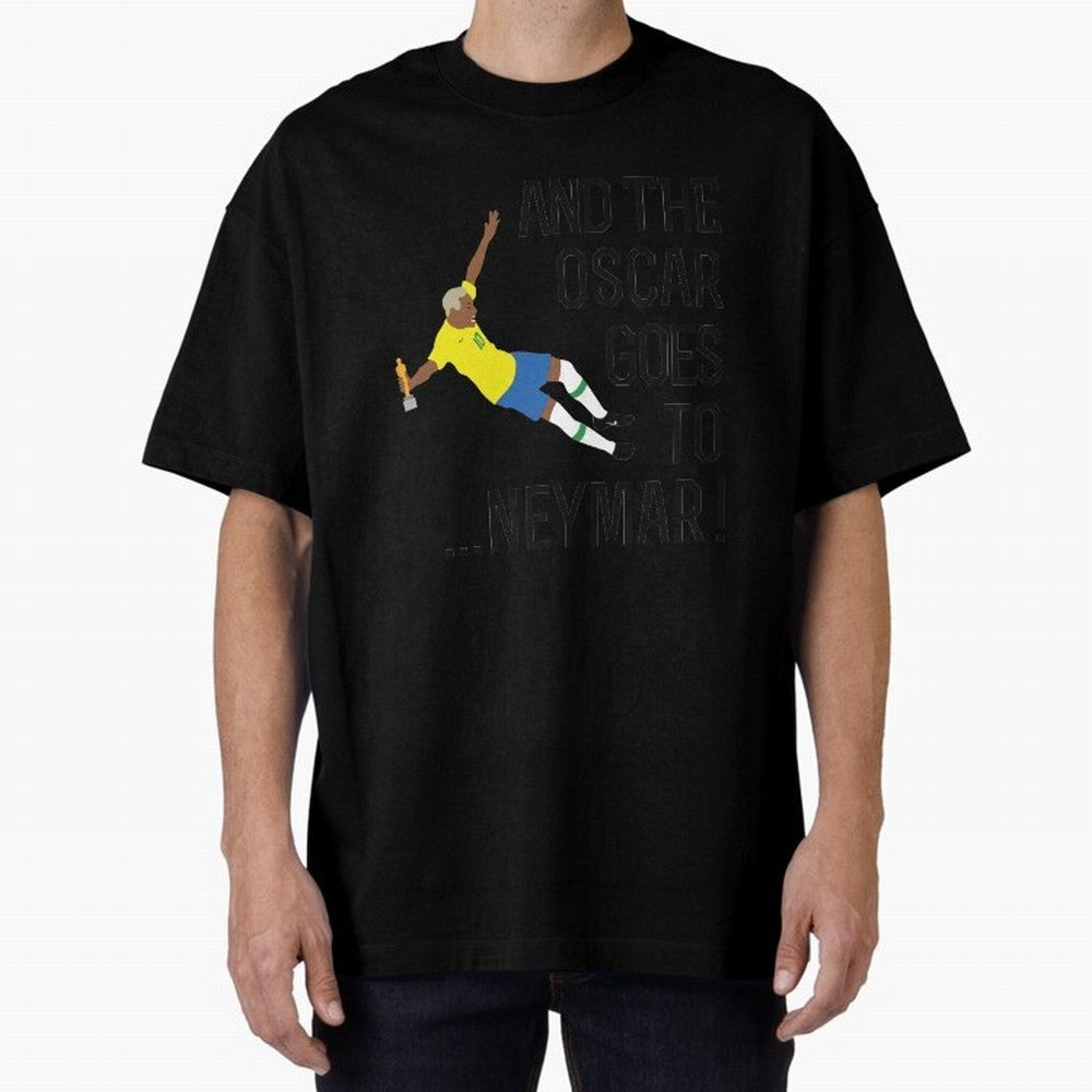 Neymar Diving Oversized T-Shirt Turn Every Weekend Toward Global Football Passion for FIFA World Cup 2026, Celebrating Messi, CR7 and Mbappe, Spain and Netherlands, Goal Celebration Energy, Supporter Heritage, Football Icons and Worldwide