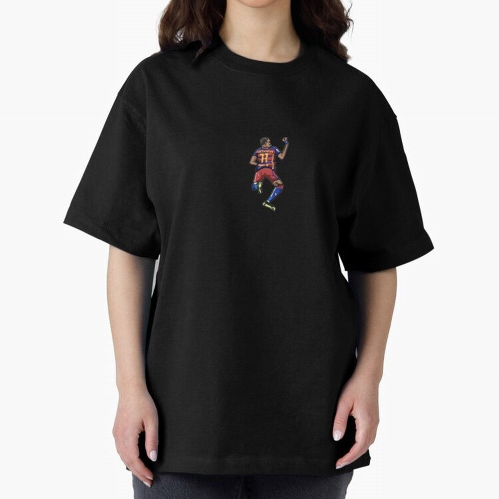 Neymar Jr, Barcelona Oversized T-Shirt Celebrate the Next Chapter of Global Football Passion for FIFA World Cup 2026 Group Stage, Highlighting Cristiano Ronaldo, Haaland and CR7, Argentina, Stadium Chants, National Pride, Trophy Dreams and
