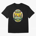 Brazil Football National Team Pride- Brazil Soccer Graphics Classic T-Shirt Follow FIFA World Cup 2026 USA Canada Mexico for Fans of Messi and Cristiano Ronaldo and England, France and Netherlands, Bringing Supporter Pride, Iconic Celebrations,