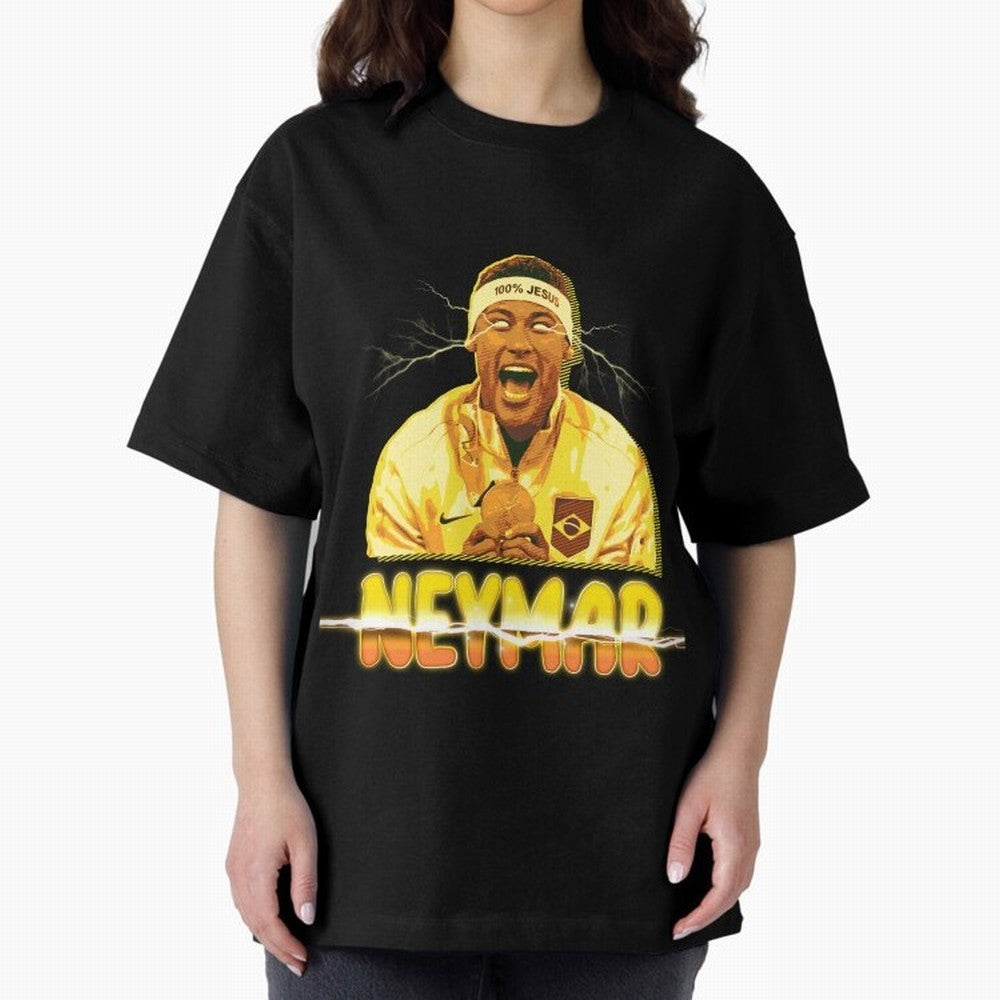 Neymar Jr Art Classic T-Shirt Wear the Spirit of Global Football Passion for FIFA World Cup 2026 USA Canada Mexico, Centered on Messi and Cristiano Ronaldo, France and Portugal, Football Passion, Legendary Performances, Festival Vibes and Supporter