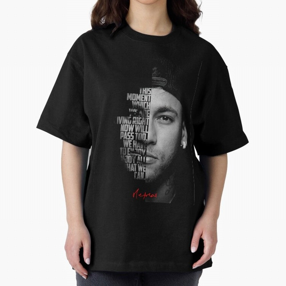 Black and white Neymar Jr quote. Classic T-Shirt Make Every Kick Count in FIFA World Cup 2026 Spirit, Connected to France, CR7, Soccer Culture, Superstar Moments, National Team Dreams and Competitive Fire; Perfect for Fans, Collectors, Family