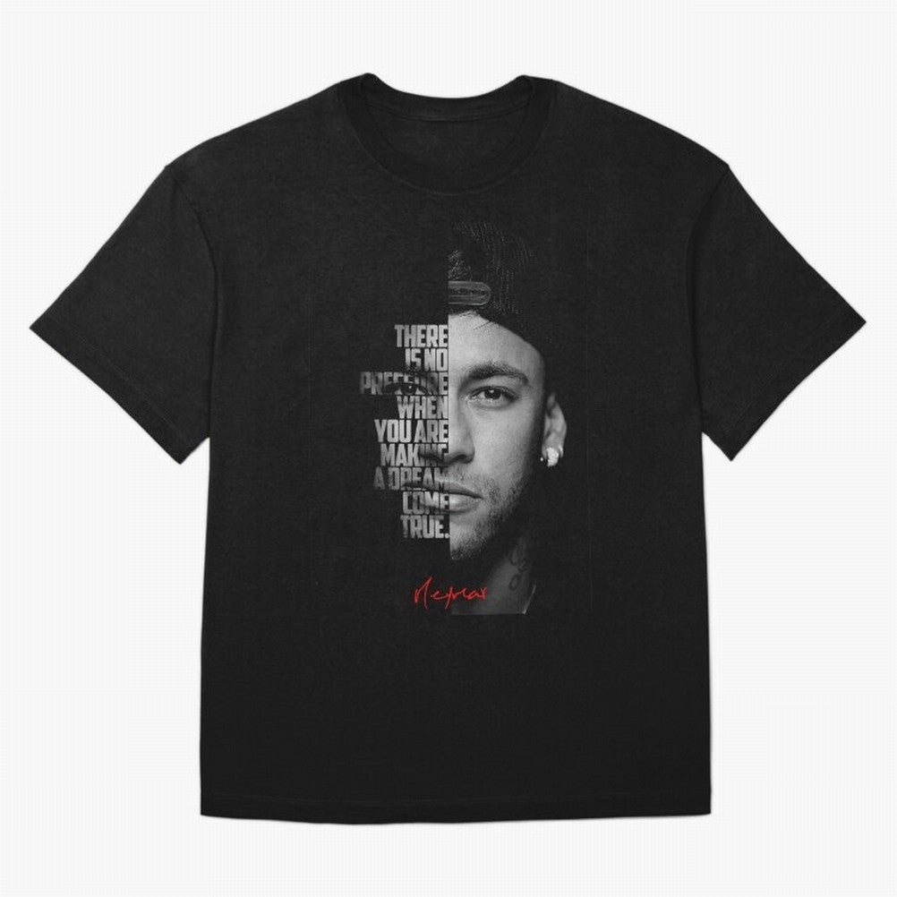 Black and white Neymar Jr quote. Classic T-Shirt Carry the Colors and Pride of FIFA World Cup 2026 USA Canada Mexico Spirit, Featuring Argentina and Brazil, Mbappe and Neymar, Classic Soccer Heritage, Championship Pressure, Fan Loyalty and