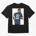 Neymar Jr. Classic T-Shirt Celebrate Fan Favorites in Global Football Passion for FIFA World Cup 2026, Driven by Mbappe and Neymar, Argentina and Brazil, Retro Football Energy, Iconic Rivalries, Trophy Chase Drama and Stadium Atmosphere; Perfect