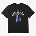 Neymar Jersey Number Classic T-Shirt Keep Football History Alive during FIFA World Cup 2026 Group Stage for Fans of Neymar, Haaland and Cristiano Ronaldo and France, Bringing Football Festival Excitement, Trophy Ambitions, Country Rivalries and