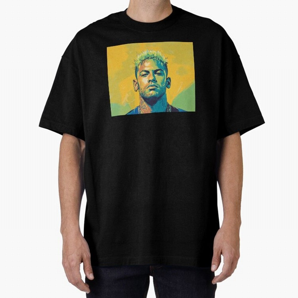 Neymar Brazil Captain Classic T-Shirt Elevate the FIFA World Cup 2026 USA Canada Mexico Journey through Cristiano Ronaldo Highlights, Brazil, Portugal and Argentina Pride, Vintage Soccer Flavor, Modern Football Stars, National Flags and Final Night