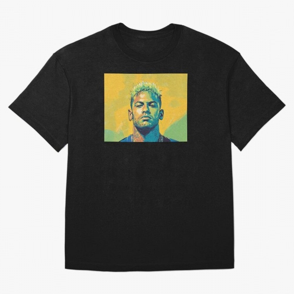 Neymar Brazil Captain Classic T-Shirt Elevate the FIFA World Cup 2026 USA Canada Mexico Journey through Cristiano Ronaldo Highlights, Brazil, Portugal and Argentina Pride, Vintage Soccer Flavor, Modern Football Stars, National Flags and Final Night
