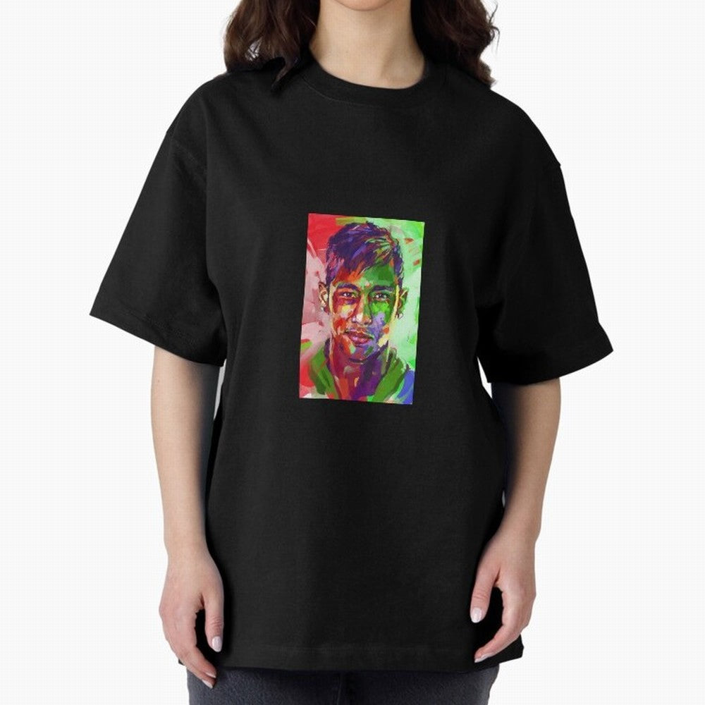Neymar JR Oversized T-Shirt Carry the Colors and Pride of FIFA World Cup 2026 USA Canada Mexico for Fans of Cristiano Ronaldo, Haaland and CR7 and England, France and Netherlands, Bringing Football History, Final Match Energy, Crowd Noise and Once
