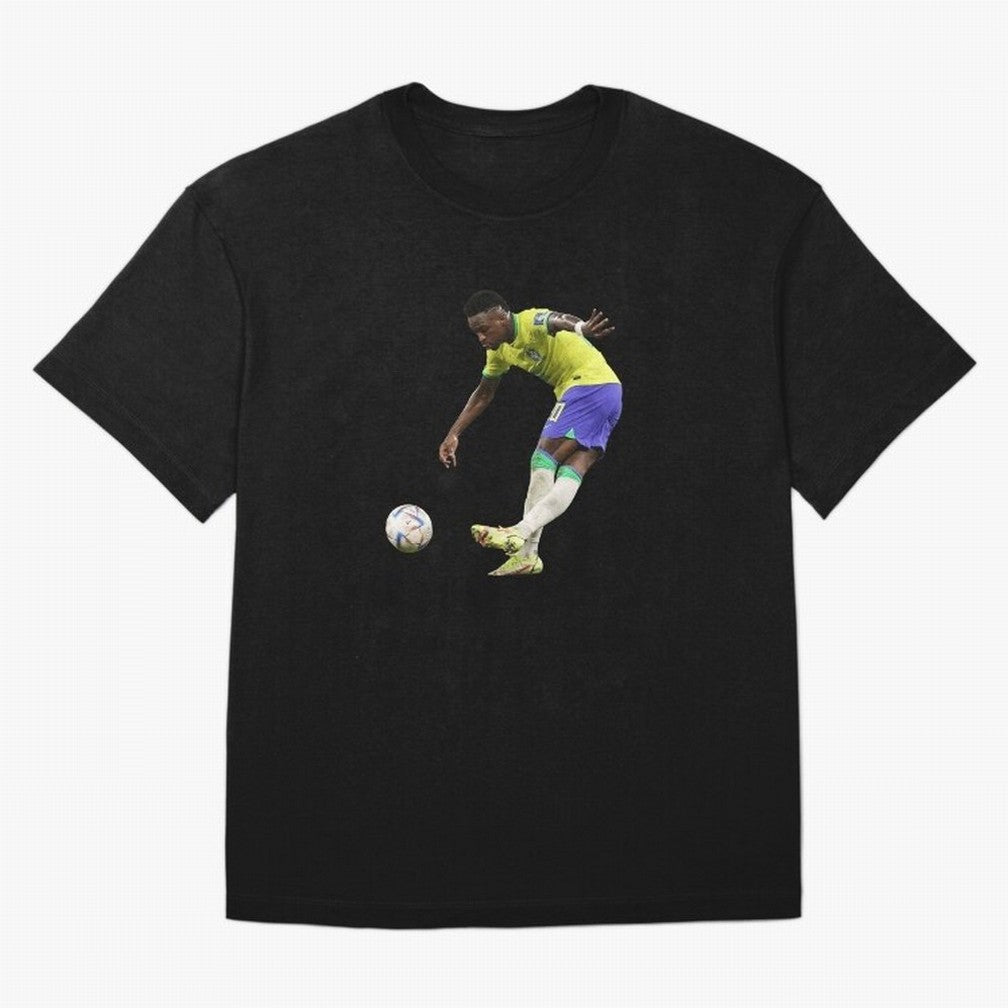 Vinicius Junior rabona Classic T-Shirt Bring Trophy Dreams to FIFA World Cup 2026 USA Canada Mexico Featuring Messi and Cristiano Ronaldo, Netherlands Energy, Soccer Culture, Superstar Moments, National Team Dreams and Competitive Fire; Made for