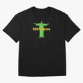 100% Jesus Christ the Redeemer Christian Brazilian Classic T-Shirt Carry the Colors and Pride of Global Football Passion for FIFA World Cup 2026, Connected to Neymar, Haaland and Cristiano Ronaldo, Argentina, Stadium Chants, National Pride, Trophy