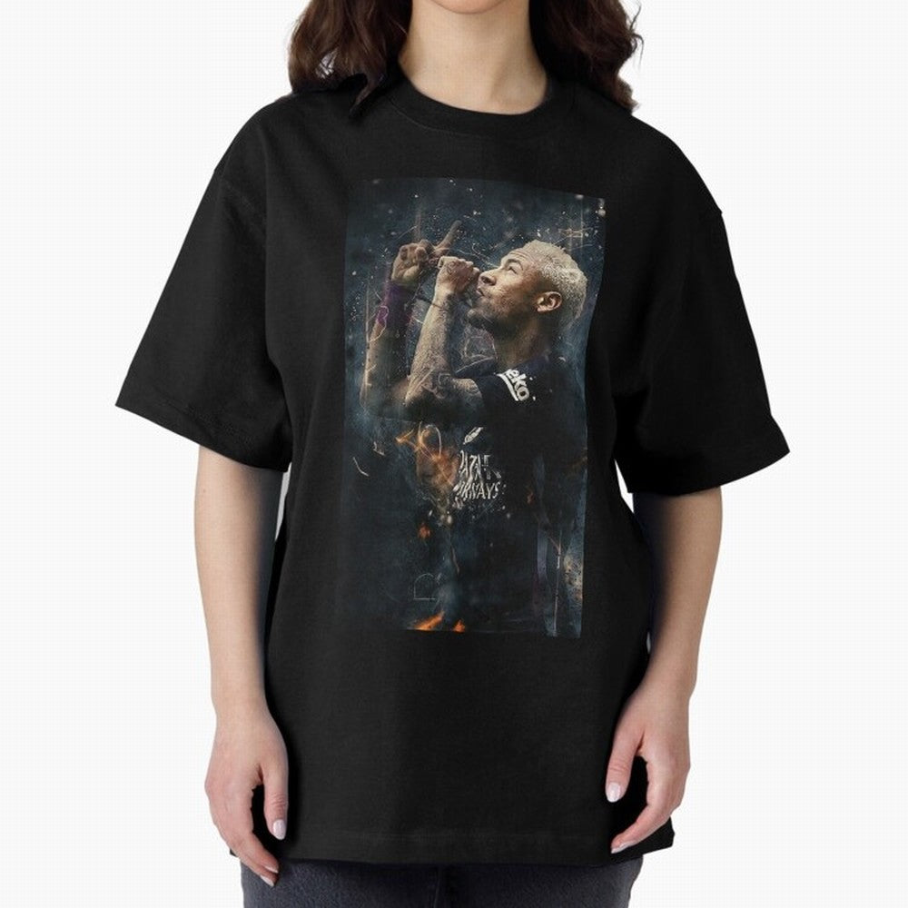 Neymar Junior - Design #o22 Oversized T-Shirt Honor the Football Icons of FIFA World Cup 2026 Group Stage Spirit, Featuring Spain and Netherlands, Messi, Neymar and Mbappe, Football Passion, Legendary Performances, Festival Vibes and Supporter