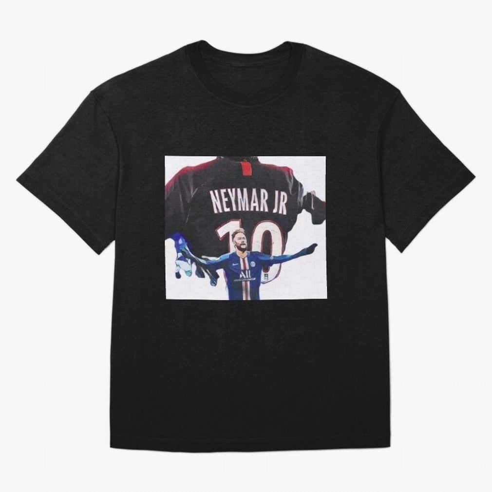 Neymar art - Neymar illustration T Shirt Classic T-Shirt Bring a Vintage Feel to the FIFA World Cup 2026 Journey through Mbappe Highlights, France and Portugal Pride, Global Supporter Spirit, Legendary Goals, National Colors and Tournament