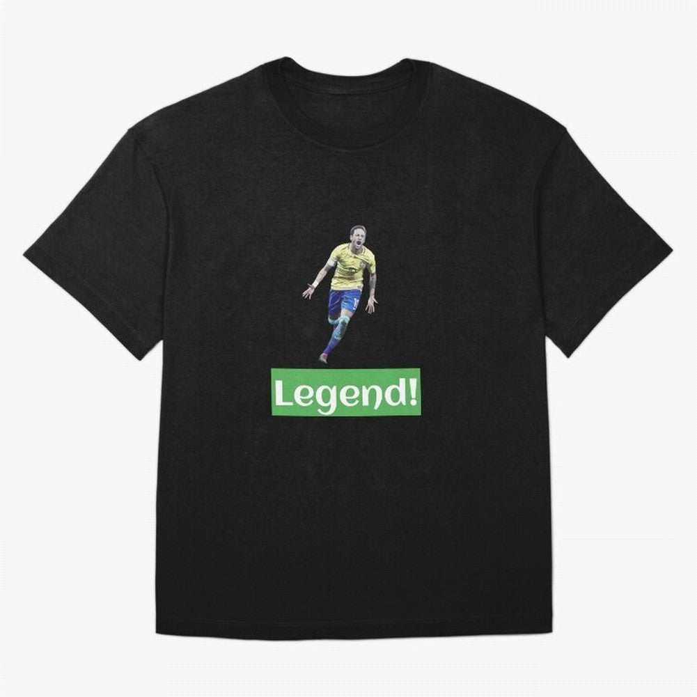neymar art - neymar illustration T Shirt Oversized T-Shirt Experience Global Football Passion for FIFA World Cup 2026, Capturing Messi, Neymar and Mbappe, England, Soccer Culture, Superstar Moments, National Team Dreams and Competitive Fire; Great