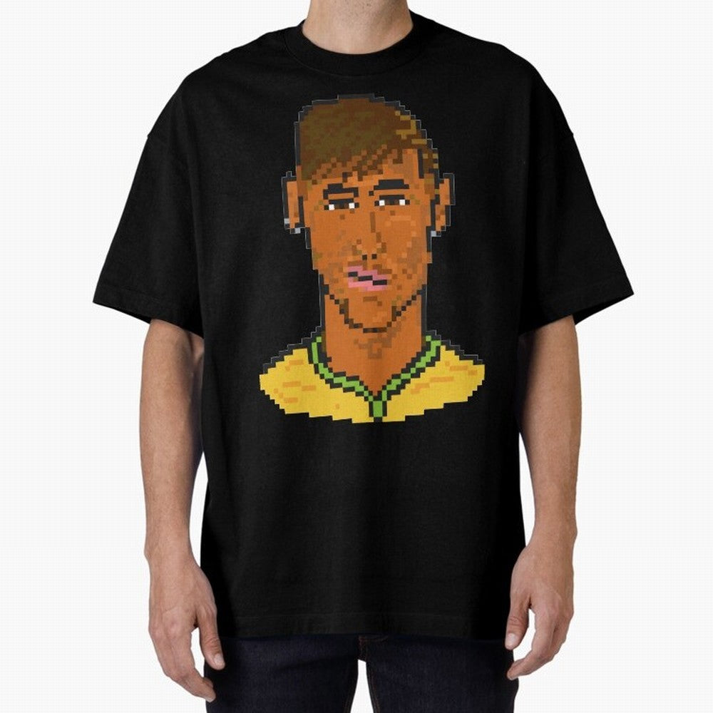 Neymar Jr Oversized T-Shirt Follow the Final Road of FIFA World Cup 2026 USA Canada Mexico Spirit, Driven by Brazil, Portugal and Argentina, Cristiano Ronaldo, Stadium Memories, Football Loyalty, International Chants and Championship Tradition;